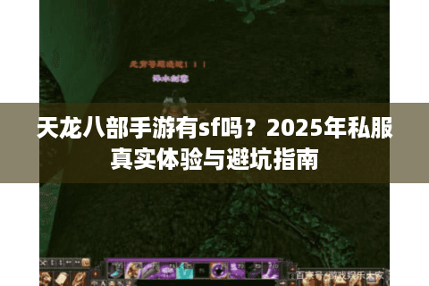天龙八部手游有sf吗？2025年私服真实体验与避坑指南