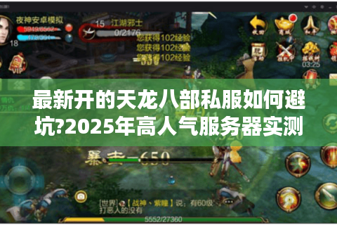 最新开的天龙八部私服如何避坑?2025年高人气服务器实测