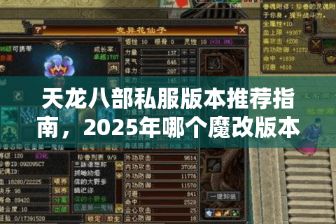 天龙八部私服版本推荐指南,2025年哪个魔改版本最好玩? 天龙八部私服版本推荐指南,2025年哪个魔改版本最好玩?