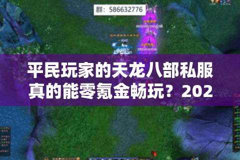 平民玩家的天龙八部私服真的能零氪金畅玩？2025年实测数据揭秘