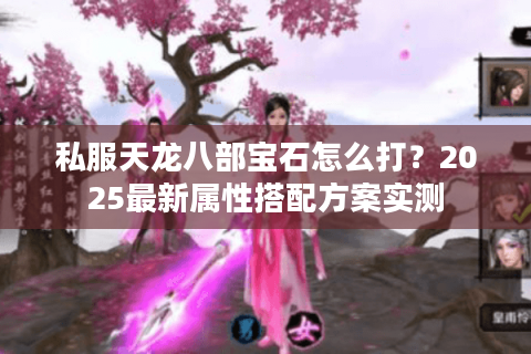 私服天龙八部宝石怎么打？2025最新属性搭配方案实测