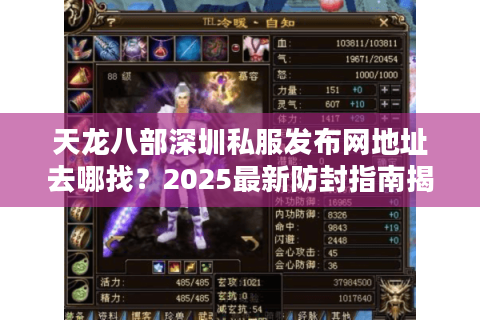 天龙八部深圳私服发布网地址去哪找？2025最新防封指南揭秘
