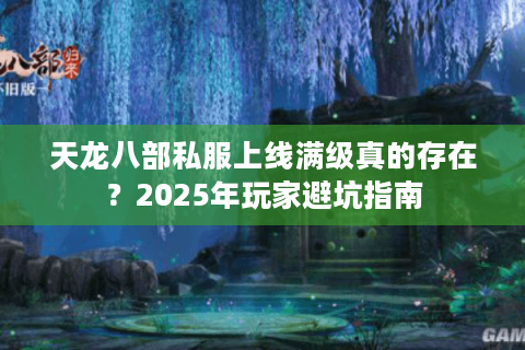 天龙八部私服上线满级真的存在？2025年玩家避坑指南