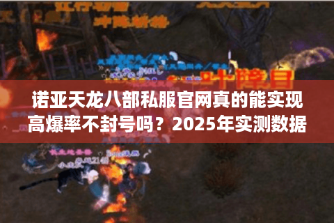 诺亚天龙八部私服官网真的能实现高爆率不封号吗？2025年实测数据揭秘