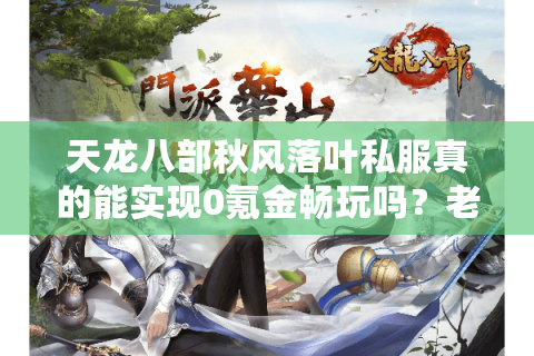 天龙八部秋风落叶私服真的能实现0氪金畅玩吗？老玩家实测报告