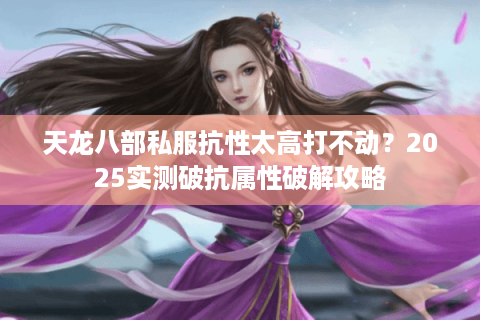 天龙八部私服抗性太高打不动？2025实测破抗属性破解攻略