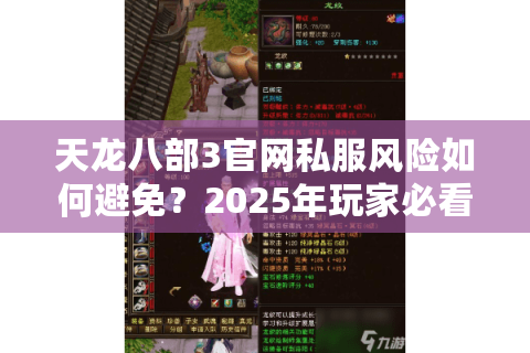 天龙八部3官网私服风险如何避免?2025年玩家必看安全守则 天龙八部3官网私服风险如何避免?2025年玩家必看安全守则