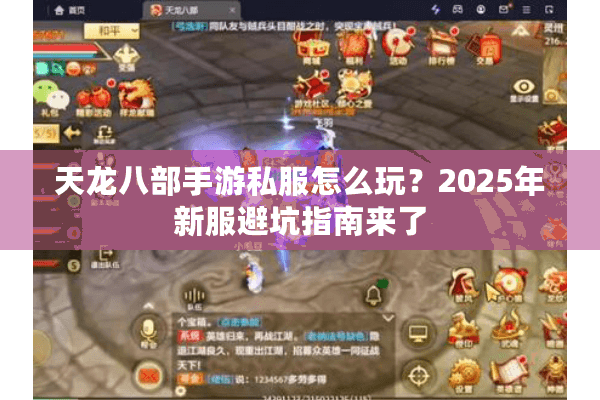 天龙八部手游私服怎么玩？2025年新服避坑指南来了