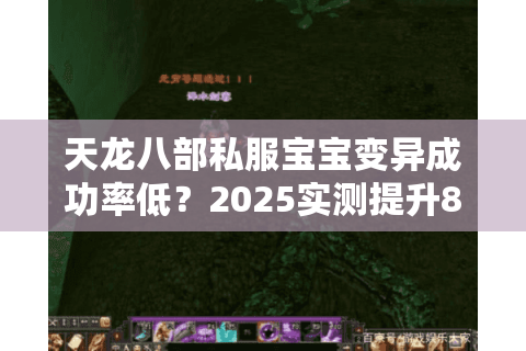 天龙八部私服宝宝变异成功率低？2025实测提升80%的保姆级教程