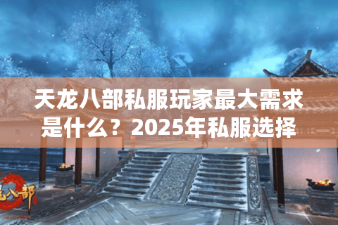 天龙八部私服玩家最大需求是什么？2025年私服选择攻略揭秘