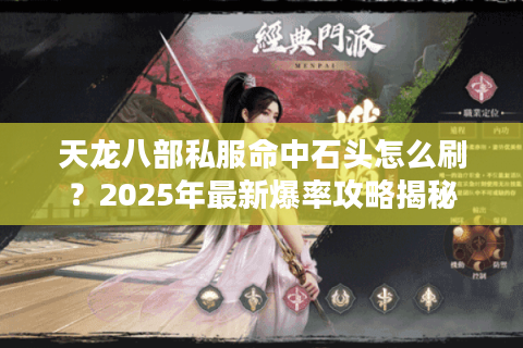 天龙八部私服命中石头怎么刷？2025年最新爆率攻略揭秘