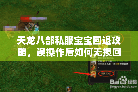 天龙八部私服宝宝回退攻略,误操作后如何无损回收养成资源? 天龙八部私服宝宝回退攻略,误操作后如何无损回收养成资源?