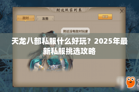 天龙八部私服什么好玩？2025年最新私服挑选攻略