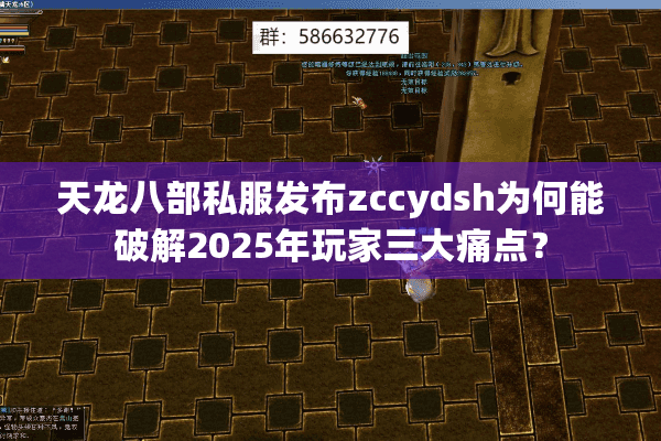 天龙八部私服发布zccydsh为何能破解2025年玩家三大痛点？