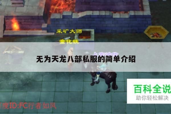 无为天龙八部私服的简单介绍