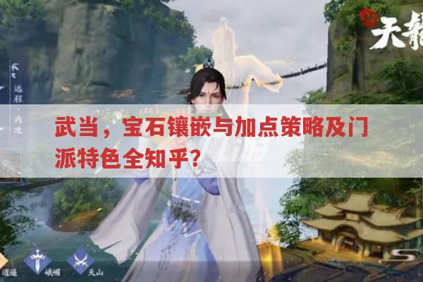 武当,宝石镶嵌与加点策略及门派特色全知乎?