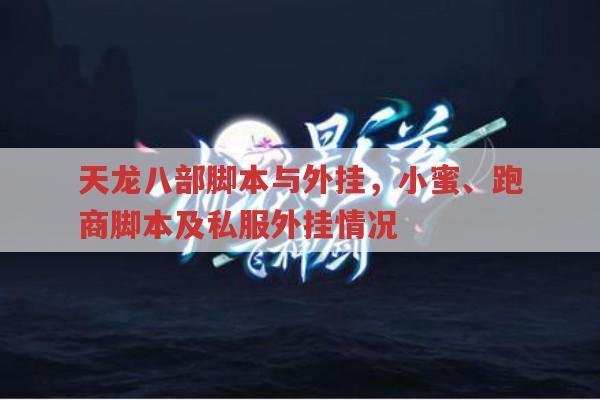 天龙八部,小蜜脚本、跑商脚本、私服外挂相关疑问