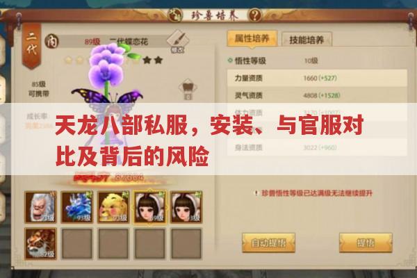 天龙八部私服怎么样?与官服有哪些区别?