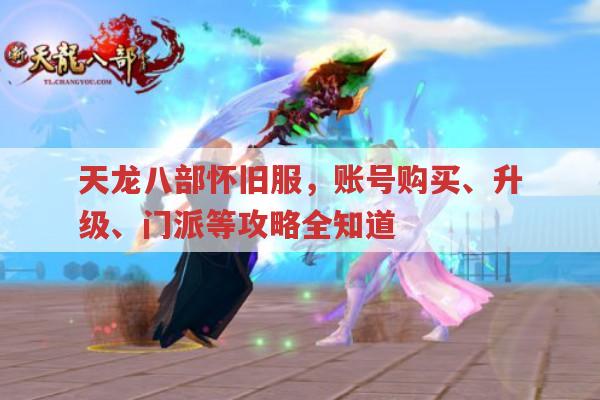 天龙八部怀旧版,买号、升级、搬砖等攻略一网打尽