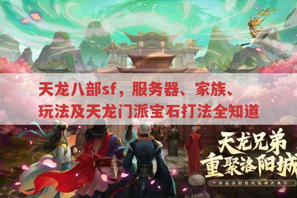 天龙八部sf相关问题全解析,从私服到门派宝石打法