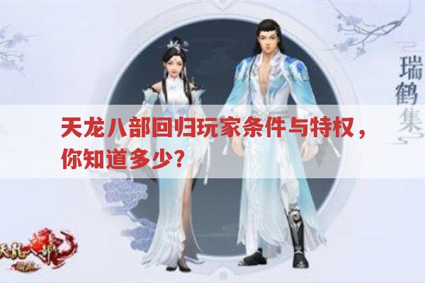 天龙八部回归玩家条件及特权有哪些?