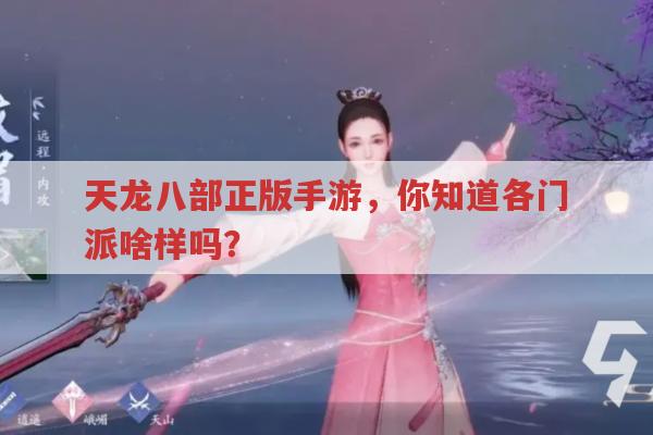 天龙八部正版手游,各门派都有啥特色?