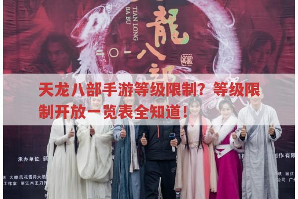 天龙八部手游等级限制有哪些?等级限制开放一览表快来看看！